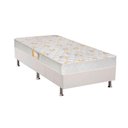 Ver imagem 1 de Cama Box Solteiro Colchão Espuma Castor D28 Sleep Max + Base CRC Courano White(88x188)