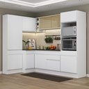 Ver imagem 1 de Armário De Cozinha Completa De Canto Branco