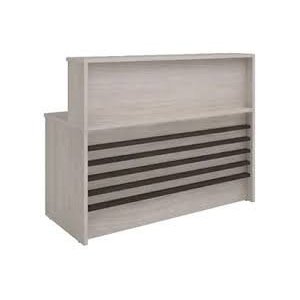 Balcão Reto Atendimento Recepção Salão 80Cm Luxo 25Mm Krema