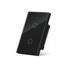 Interruptor Inteligente Wi-fi Smart 2 Botões Alexa Google Siri - Preto - 2