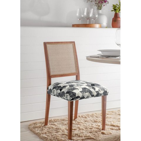 Kit 4 Capas para Assento de Cadeira, Estampadas