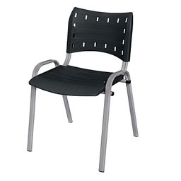 Cadeira Iso Base Cinza Escola, Escritório - Kit 3 Un - 3