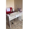 MESA DE MANICURE COM PRATELEIRA BRANCA SALÃO DE BELEZA - 6