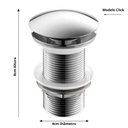 Ver mais imagens de Kit Banheiro Cuba de Vidro Retrô 38 Cm + Torneira Link + Válvula Click + Sifão - Dourado