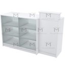 Ver imagem 6 de BALCÃO EM L, CAIXA DIREITO M253.2021.B (LOJA, COMÉRCIO) MUNDI MOVEIS