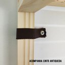 Ver imagem 7 de Armário Arara Closet Com Prateleiras Cabideiro Maleiro em Madeira Maciça de Pinus para Quarto e