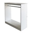 Ver imagem 3 de Balcão Cabideiro Arara Pendurar Roupa Loja Closed