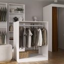 Ver imagem 7 de Balcão Cabideiro Arara Pendurar Roupa Loja Closed