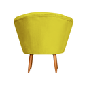 Ver imagem 4 de Poltrona Cadeira Decorativa Pétala - Veludo Amarelo