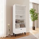 Ver imagem 1 de Cristaleira 2 Portas de Vidro 1 Gaveta Londres