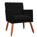 Ver imagem 1 de Poltrona Decorativa Pequena Cecilia Preto