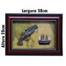 Quadro Decorativo com Armas Antigas Mapa Vintage Retro 5321 - 5