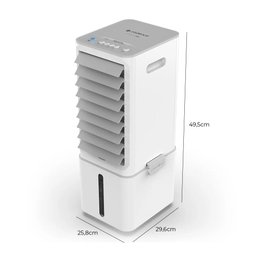 Climatizador de Ar Frio 110v Cadence Cli530 8,4l Compactar Ventilador e Umidifcador de Ar Frio Portá - 6