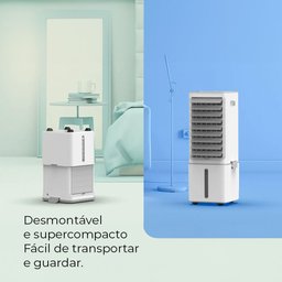 Climatizador de Ar Frio 110v Cadence Cli530 8,4l Compactar Ventilador e Umidifcador de Ar Frio Portá - 4