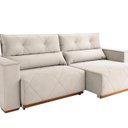 Ver imagem 2 de Sofa Retrátil e Reclinável com Pillow Top 3 Lugares 2,10m Bellory