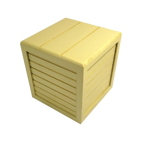 Altura de Mesa Amarelo Bebê em mdf Lunne Import