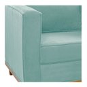 Ver imagem 7 de Sofá 2 Lugares Europa Suede Azul Tiffany ADJ Decor