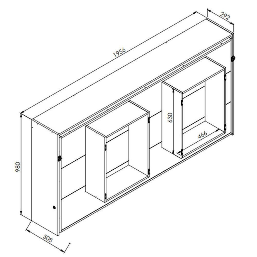 Cama Solteiro Articulável Com Estante Lateral Montana - 5