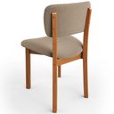 Ver imagem 7 de Cadeira para Sala de Jantar Cozinha Living Estofada Dara L02 Bouclê Bege - Lyam Decor