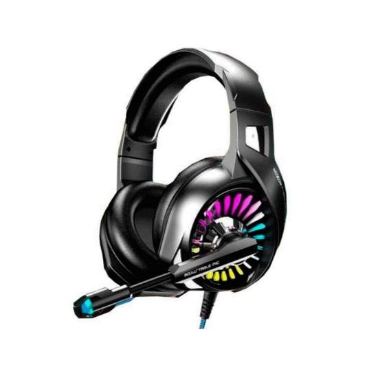 P2 Mic Fone de ouvido P2 c/Mic Moxom MX-EP26 Deep Bass RGB | MadeiraMadeira