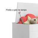 Ver imagem 4 de Baú Caixa de Brinquedos Toys com Tampa e Rodízios Rose Matic