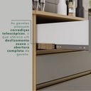 Ver imagem 7 de Balcão para Cozinha 2 Portas 2 Gavetas Pérola Cinza/Jequitibá/Granizo