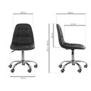 Ver imagem 5 de Kit 02 Cadeiras Office Eiffel Botonê Ajustável Base Giratória + E-book
