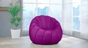 Ver imagem 2 de Kit Poltrona c/ Puff Concha Veludo Roxo