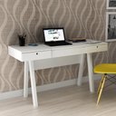 Ver imagem 4 de Penteadeira/Escrivaninha com Espelho Multimóveis CR35017 Branca