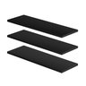 Kit 3 Prateleiras Suspensas Lisas Nicho Mdf Tamanho 60cm X 20cm - 1