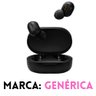 Fone de Ouvido Preto Bluetooth Econômico para Poco X6 Pro - 2
