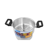 Cuscuzeiro De Alumínio 16cm 2,1 Lt Média Certificado Inmetro - 5
