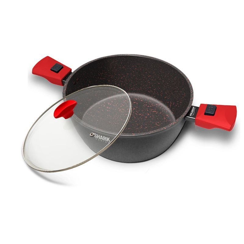 Panela Family Size Ichef Red 28cm e Tampa Ichef Red 28cm - 1