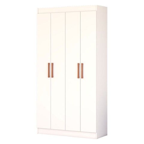 Armário Multiuso Dueto 4 Portas 8 Prateleiras Branco - Panorama Móveis