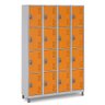 Armário Multiuso de Aço 16 Portas Vários Ambientes Guarda Volumes Cor:verde - 4