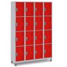 Armário Multiuso de Aço 16 Portas Vários Ambientes Guarda Volumes Cor:verde - 5