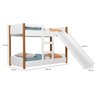 Beliche Flora Infantil com Escorregador Cor Branco com Nature - 3
