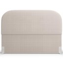 Ver imagem 5 de Cabeceira Cama Box Queen 160cm Orgânica Lanna W01 Bouclê Creme - Lyam Decor