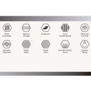 Ver imagem 2 de Cama Box King: Colchão Molas Ensacadas Herval Partenon C1629 Viscogel + Base Crc Suede Gray (