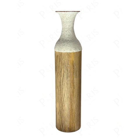 Vaso Decorativo de Chão Rústico Metal 61cm Wa0002 Btc