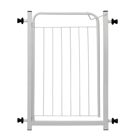 Portão Pet Grade Proteção 80cm Branco Criança Bebê Cachorro Cão sem Extensor Itagold