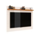 Ver imagem 4 de Painel para Tv até 50 Polegadas Bahamas 136cm - Via Nossa - Off White e Cedro