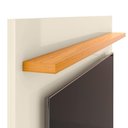 Ver imagem 3 de Painel para Tv até 50 Polegadas Bahamas 136cm - Via Nossa - Off White e Cedro