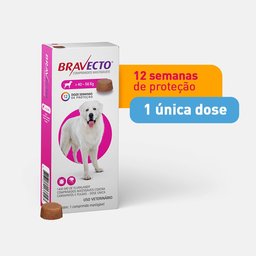 Antipulgas Bravecto Cachorro Cães 40kg a 56kg Msd Anti Pulga - Rosa - 2