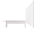 Ver imagem 4 de Mesa Escritório 2,70m 2 Cx de Tomada e Painel de Tv Duplo F5 Cor:branco