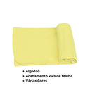 Ver imagem 7 de Manta Cueiro Bebê Malha com Viés 80x90cm: Amarelo