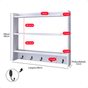 Ver imagem 5 de Armário de Cozinha Organizador Amélia - Branco