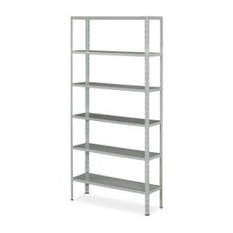 Estante Multiuso de Aço 6 Prateleiras 198cmx93cmx40cm Bariloche Fabone Móveis - 4 Estante Multiuso de Aço 6 Prateleiras 198cmx93cmx40cm Bariloche Fabone Móveis - 4