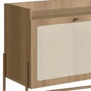 Ver imagem 7 de Rack Para TV 70 Pol Palhinha 28930 Linha Oslo Hanover Artesano