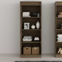 Ver imagem 4 de Armário Alto para Escritório Home Office ME4150 MDP Nogal - Gran Belo